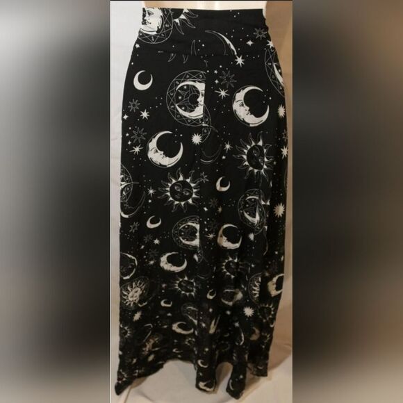 Killstar - Astral Light High Low Maxi Skirt [PLUS] 3X NWT - Picture 3 of 13